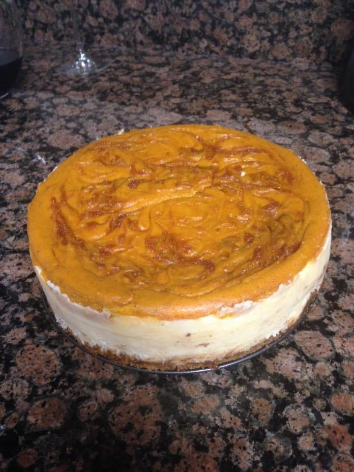 Sweet Potato Cheesecake - 9 inches serves 16